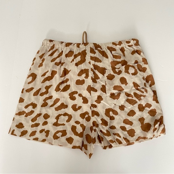 NANUSHKA Febe Pyjama Style Shorts ocelot leopard print cotton xs - Picture 8 of 10
